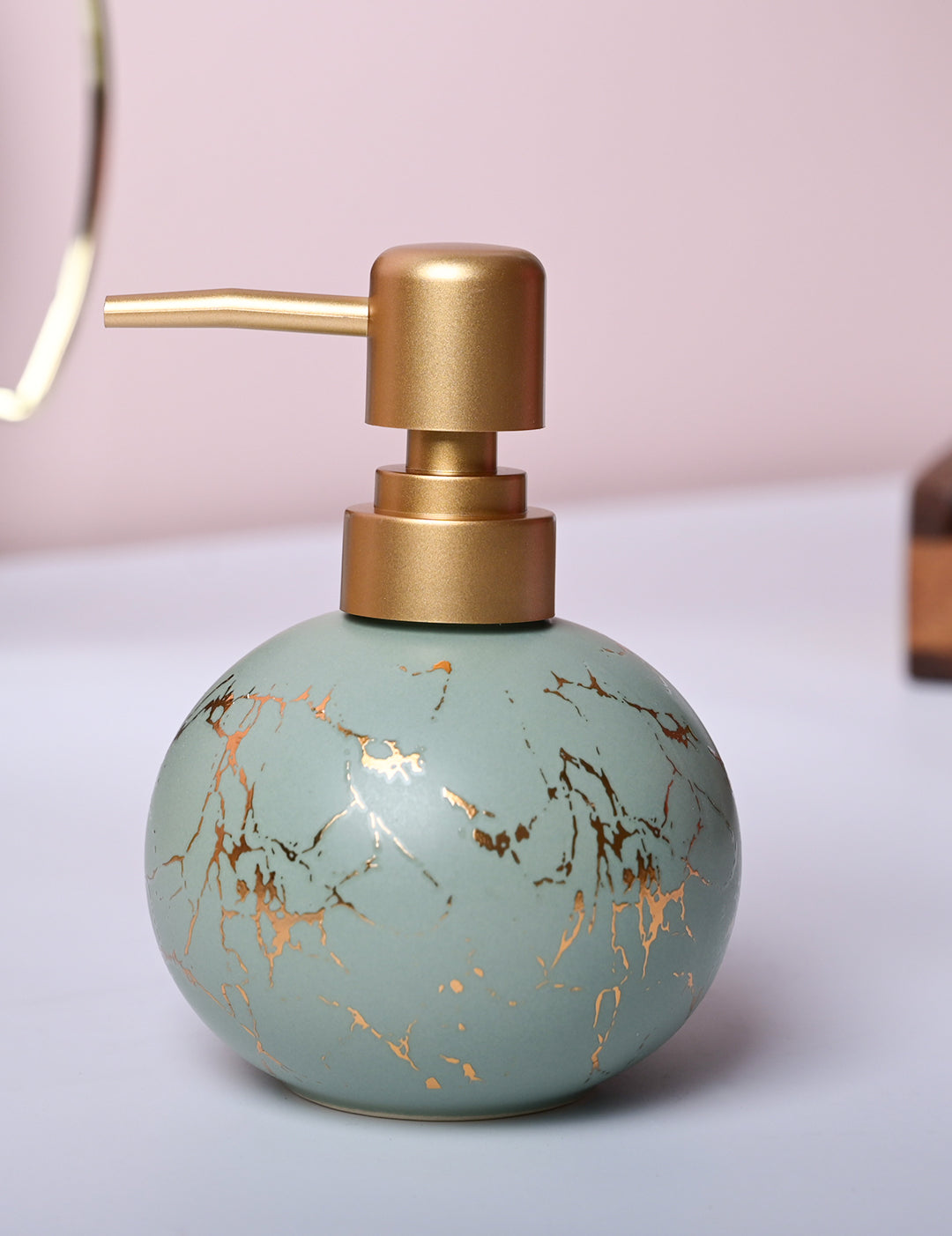 Green Ceramic Soap Dispenser - MARKET99