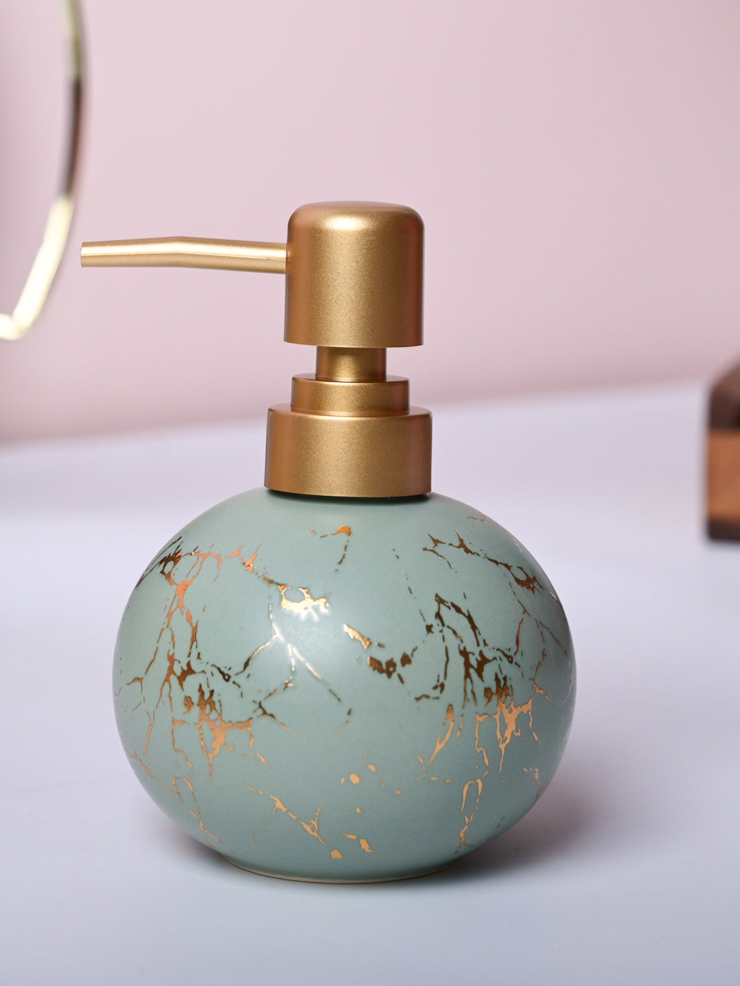 Green Ceramic Soap Dispenser - MARKET99