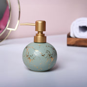 Green Ceramic Soap Dispenser