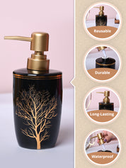 Artistic Black Ceramic Soap Dispenser - MARKET99