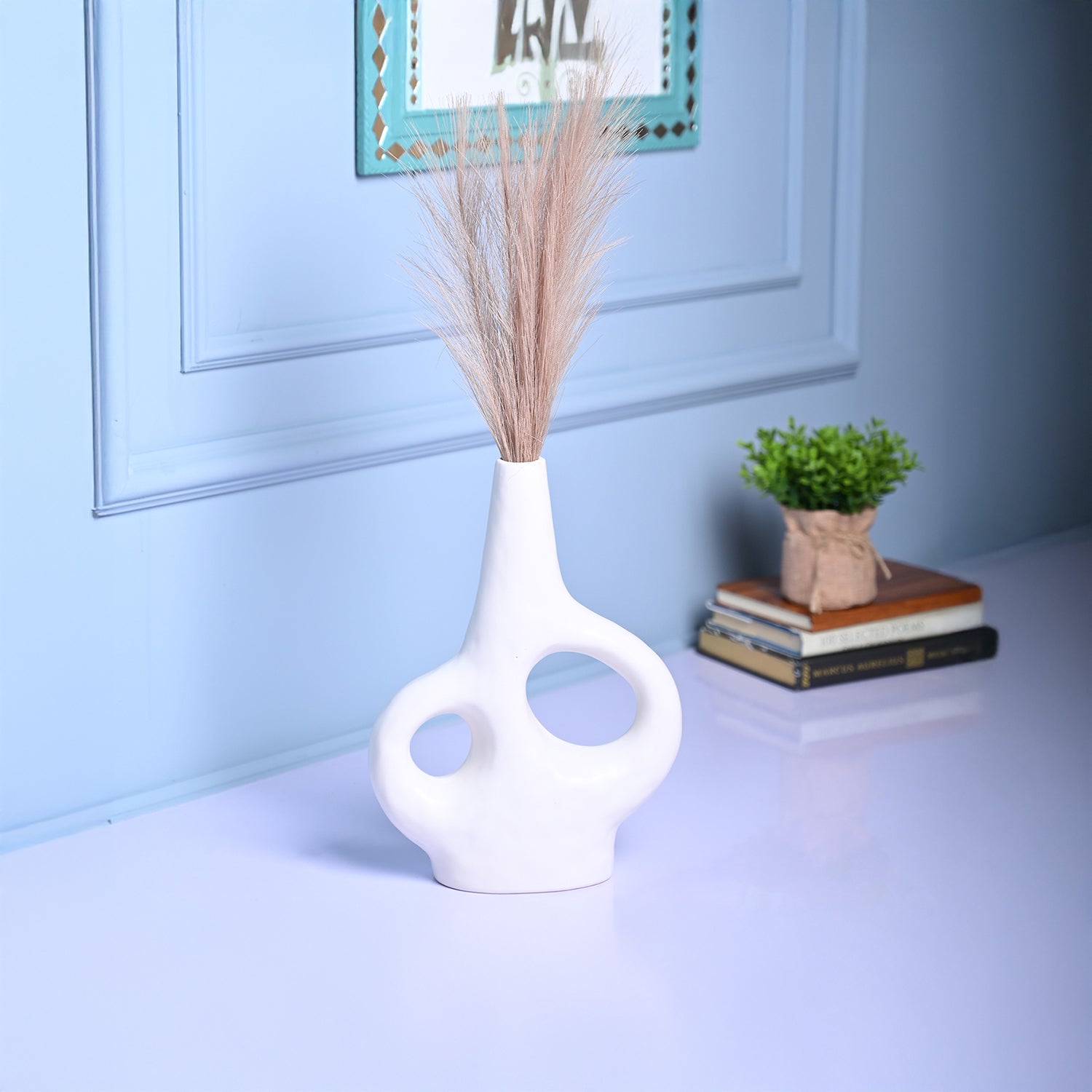 Chic White Ceramic Vase