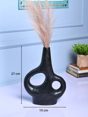 Modern Black Ceramic Vase - MARKET99