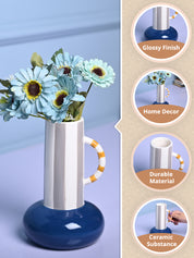 Stylish Blue Ceramic Vase - MARKET99