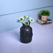 Sophisticated Black Ceramic Vase