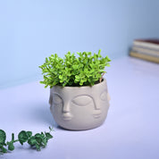 Artistic Grey Ceramic Vase
