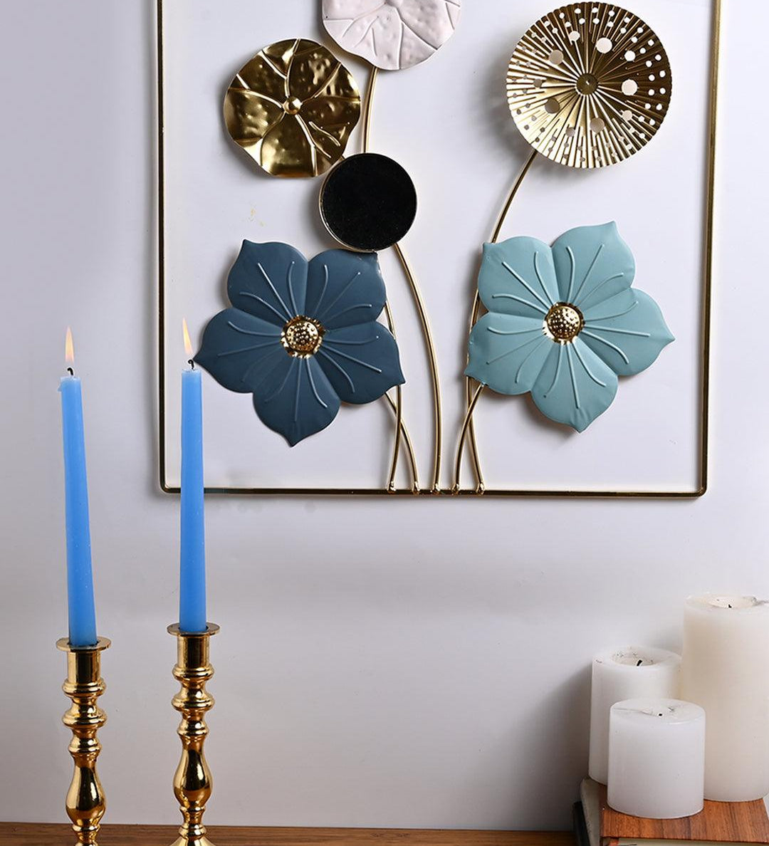 Golden Blossom - Rectangular Wall Plaque - MARKET99