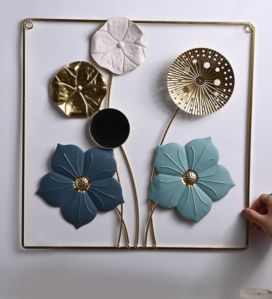 Golden Blossom - Rectangular Wall Plaque - MARKET99