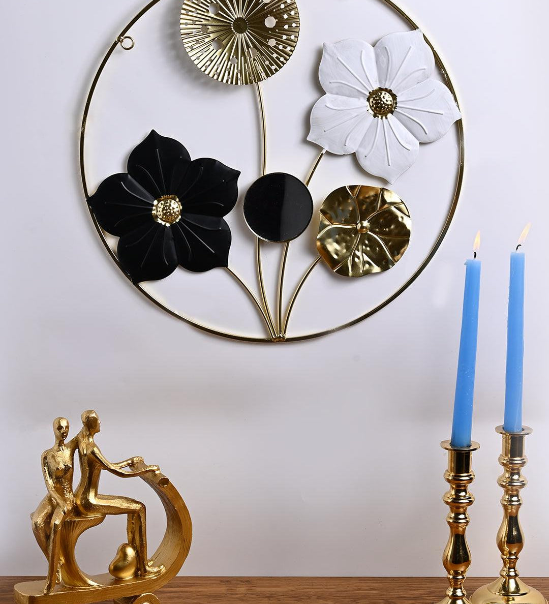 Sun-Kissed Vibe - Round Sunflower Wall Plaque - MARKET99