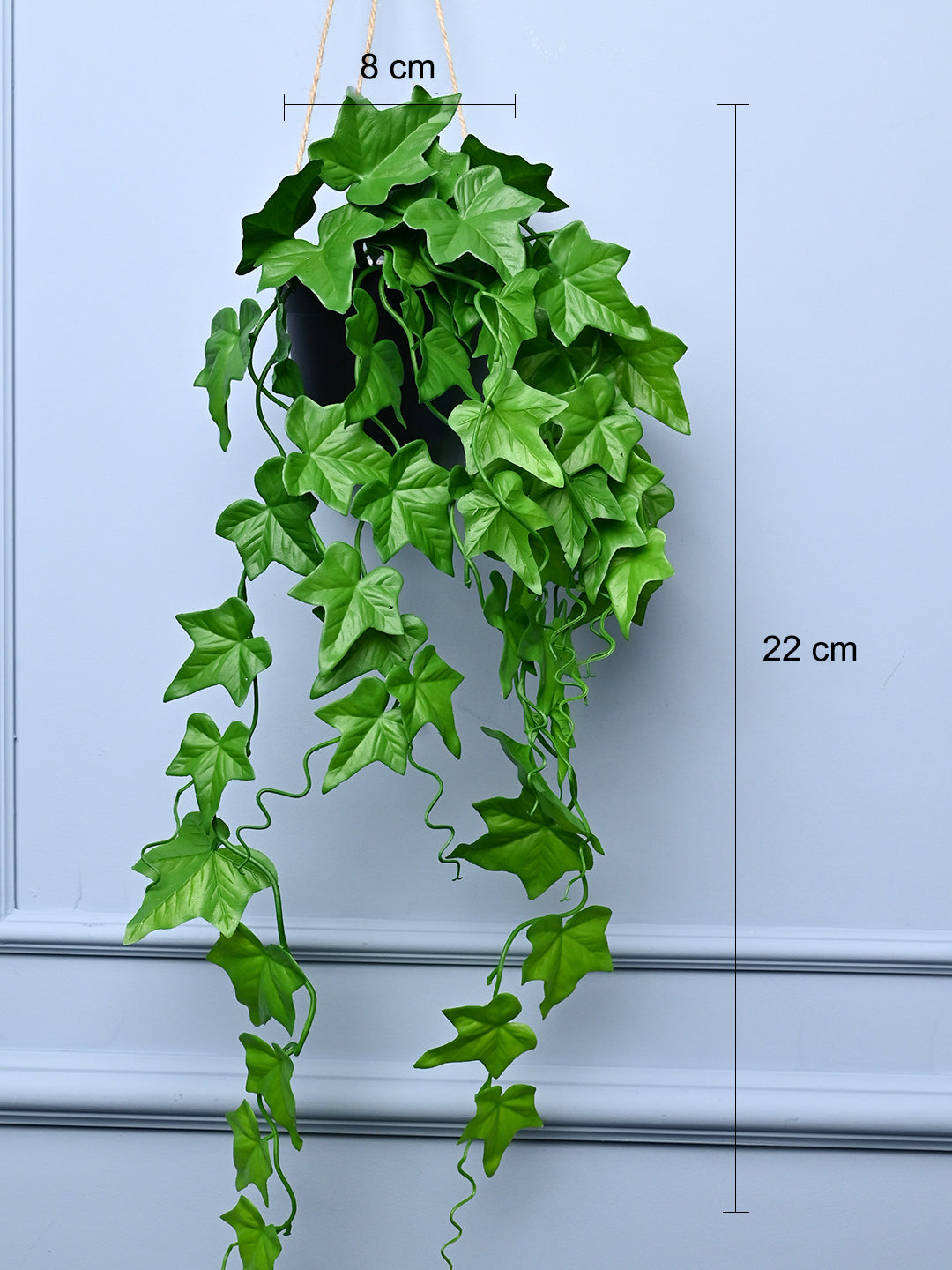 Green Hanging Planter - Cylindrical Shape - MARKET99