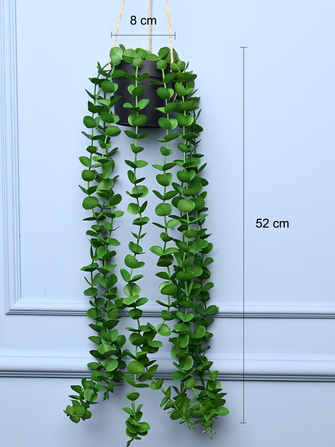 Green Hanging Planter - Cylindrical Shape - MARKET99