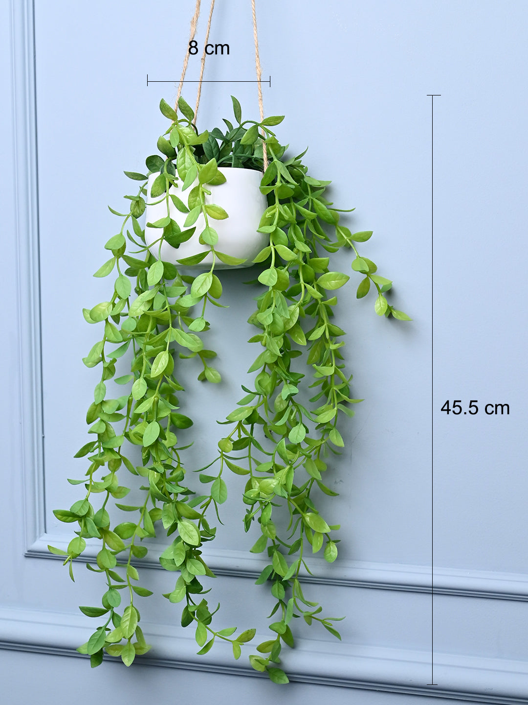 Green Hanging Planter - Cylindrical Shape - MARKET99