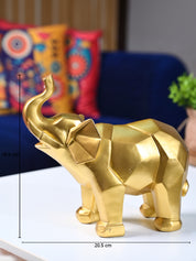 Radiant Elephant Decor Object - Golden Gleam - MARKET99