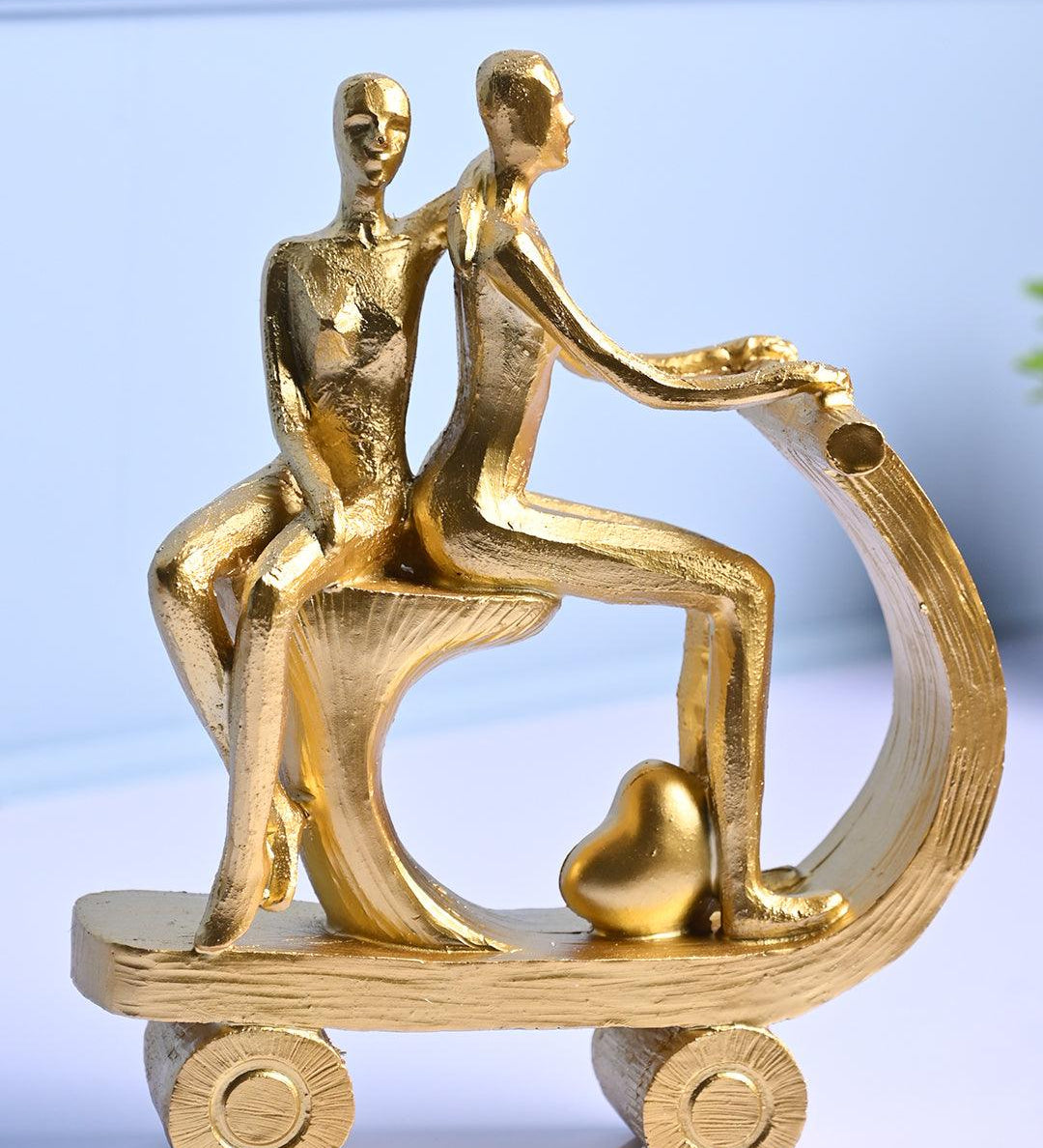 Golden Scooter Decor Object - Vintage Vibes - MARKET99