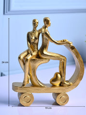 Golden Scooter Decor Object - Vintage Vibes - MARKET99