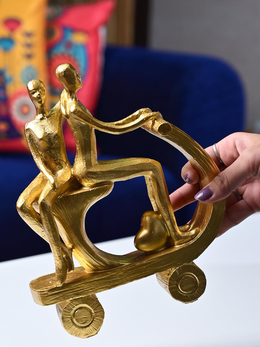 Golden Scooter Decor Object - Vintage Vibes - MARKET99