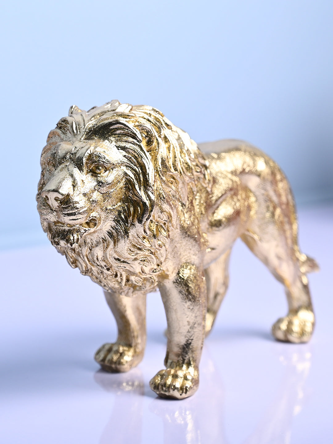 Golden Lion Decor Object - Regal Brilliance - MARKET99