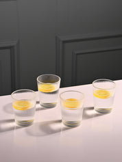 Transparent Glass Lemon Set of 5 - Refreshing Simplicity - MARKET99