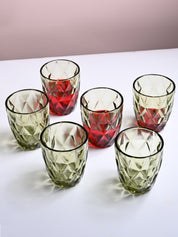 Green Glass Tumbler Set of 6 - MARKET99