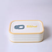 Cream Rectangle Lunch Box - 580 ML