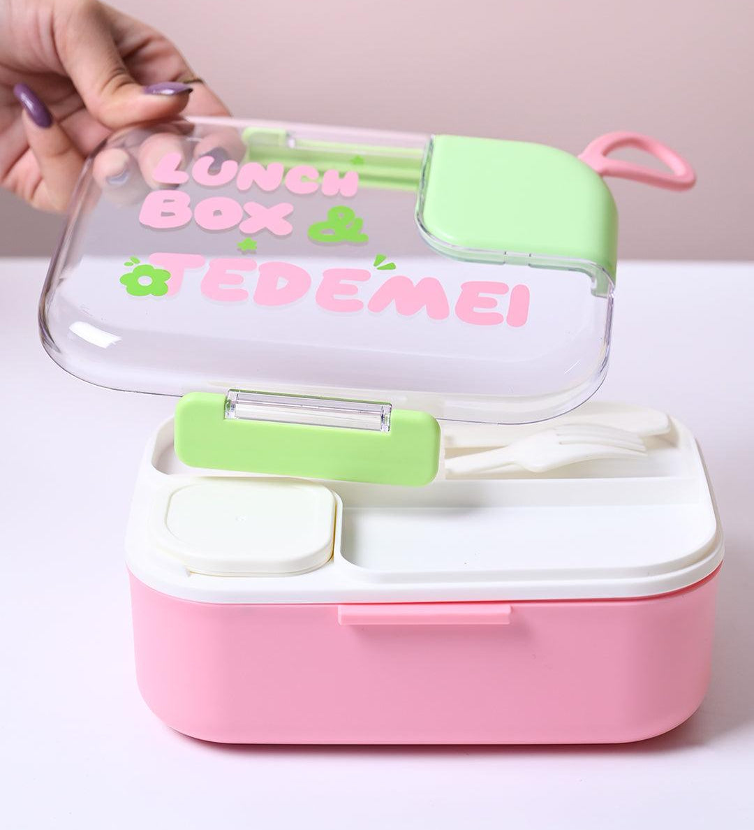 Multi-Color Lunch Box Set - Playful and Practical - MARKET99