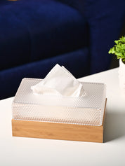 Transparent Sleek Tissue Box - Rectangle Shape - MARKET99