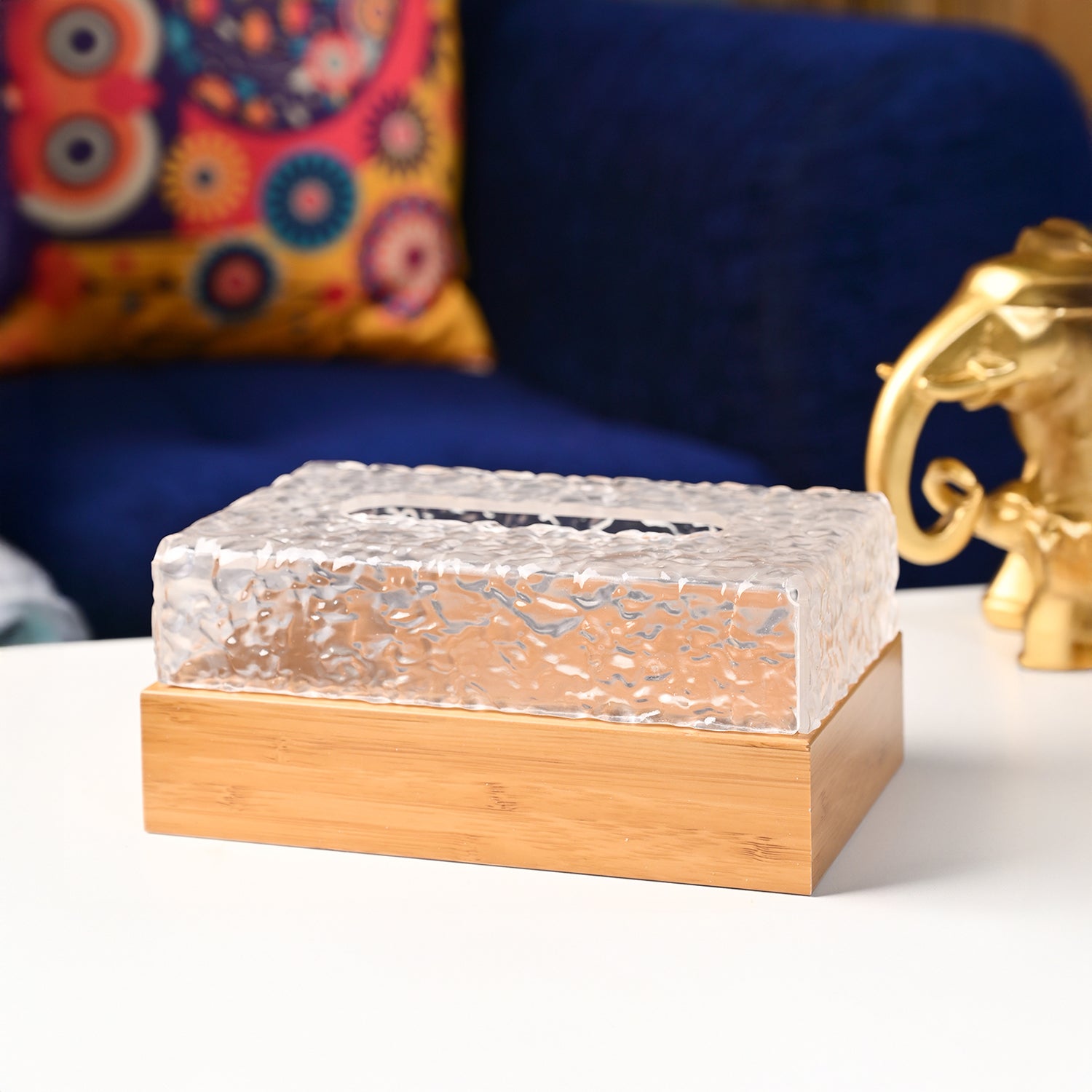 Transparent Plastic Tissue Box