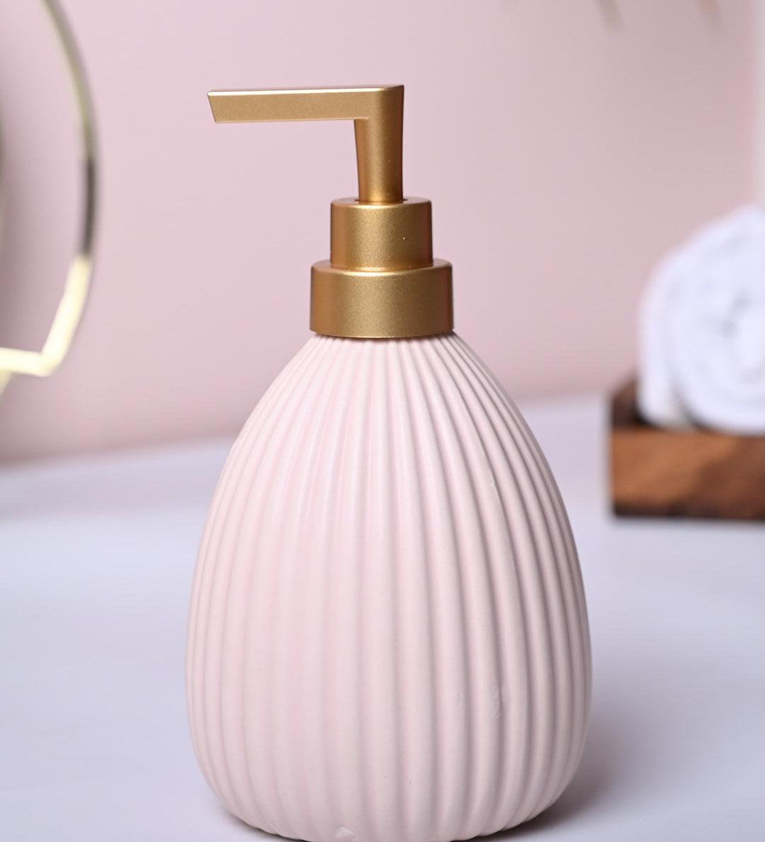 Pink Charm Soap Dispenser - Cylindrical Shape - MARKET99
