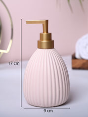 Pink Charm Soap Dispenser - Cylindrical Shape - MARKET99