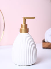 White Purity Soap Dispenser - Cylindrical Shape - MARKET99