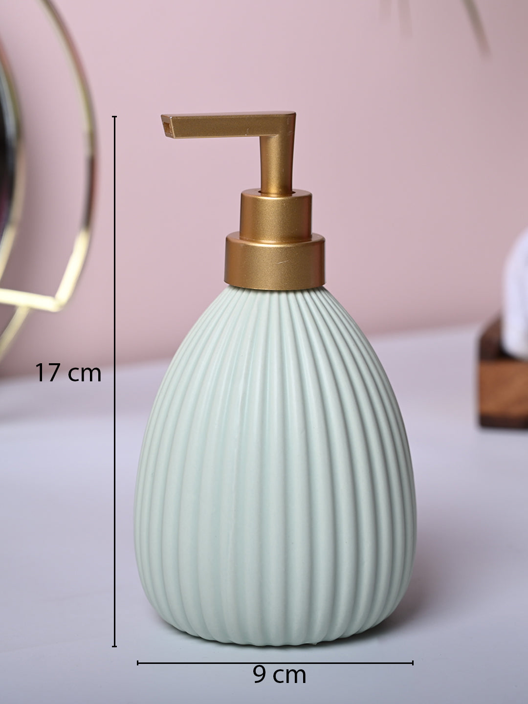 Mint Freshness Soap Dispenser - Cylindrical Shape - MARKET99