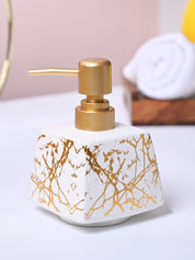 Chic Off White Rectangle Ceramic Soap Dispenser - MARKET99