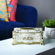 White Classic Tissue Box - Rectangle Shape