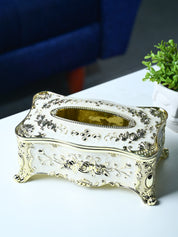 White Classic Tissue Box - Rectangle Shape - MARKET99