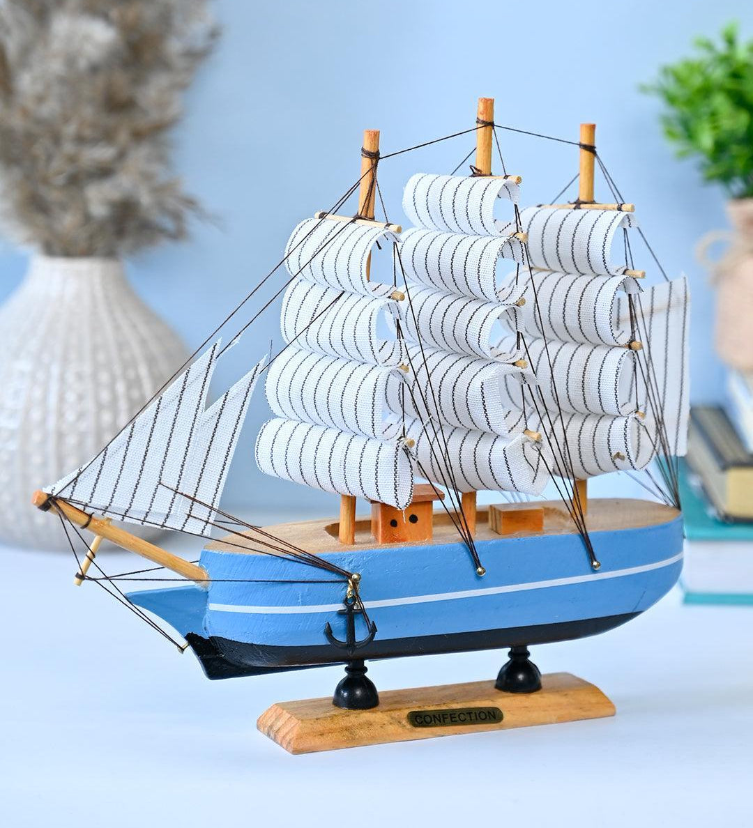 Market99 Wooden Decorative Sailing Ship - MARKET99