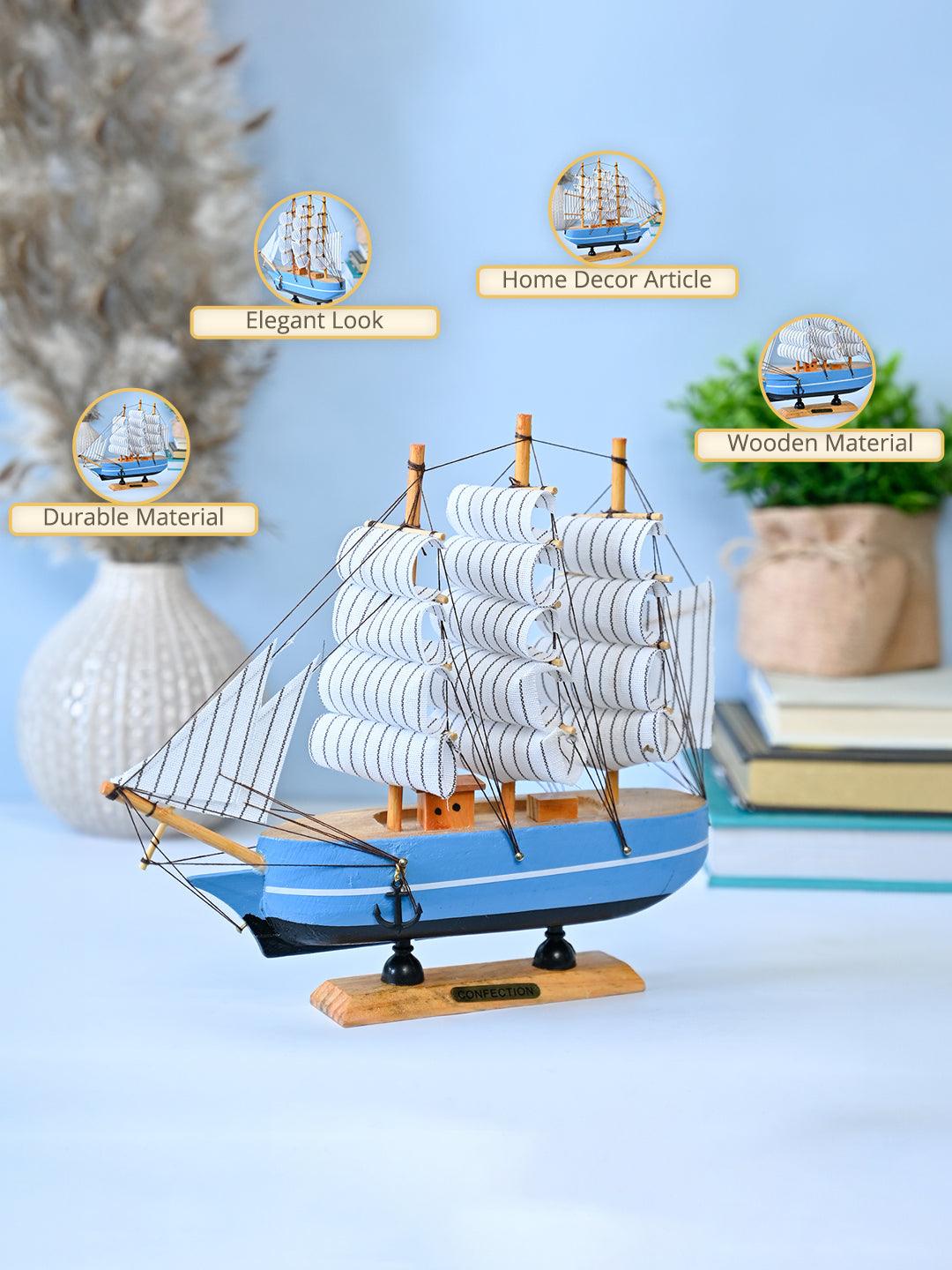Market99 Wooden Decorative Sailing Ship