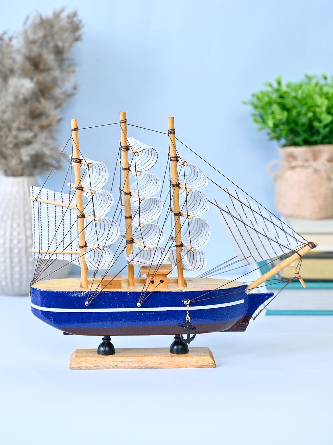 Market99 Wooden Sailing Ship Showpiece