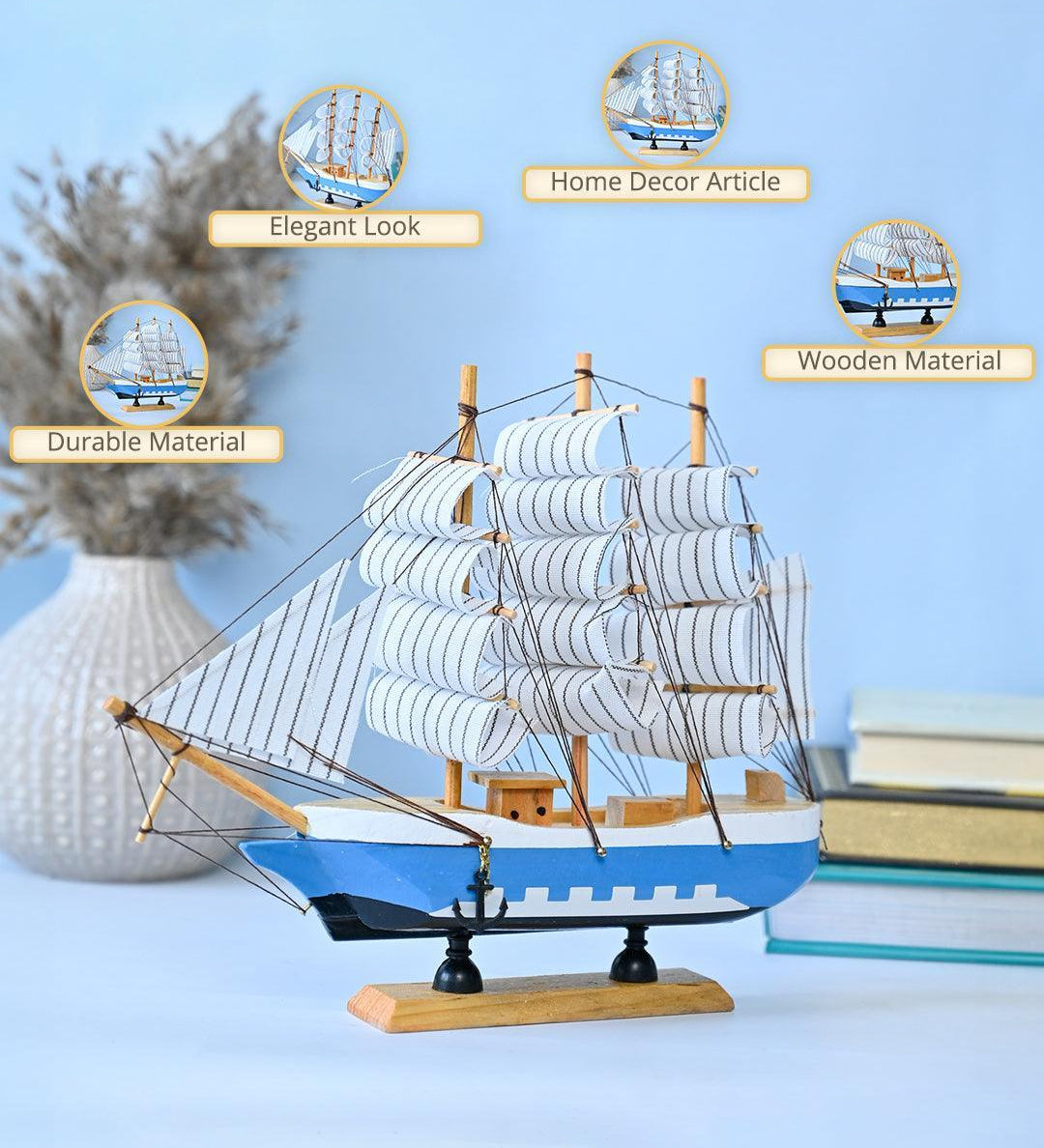 Market99 Stylish Decorative Ship Showpiece - MARKET99