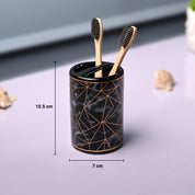 Ceramic Black Bathoom Set Of 4