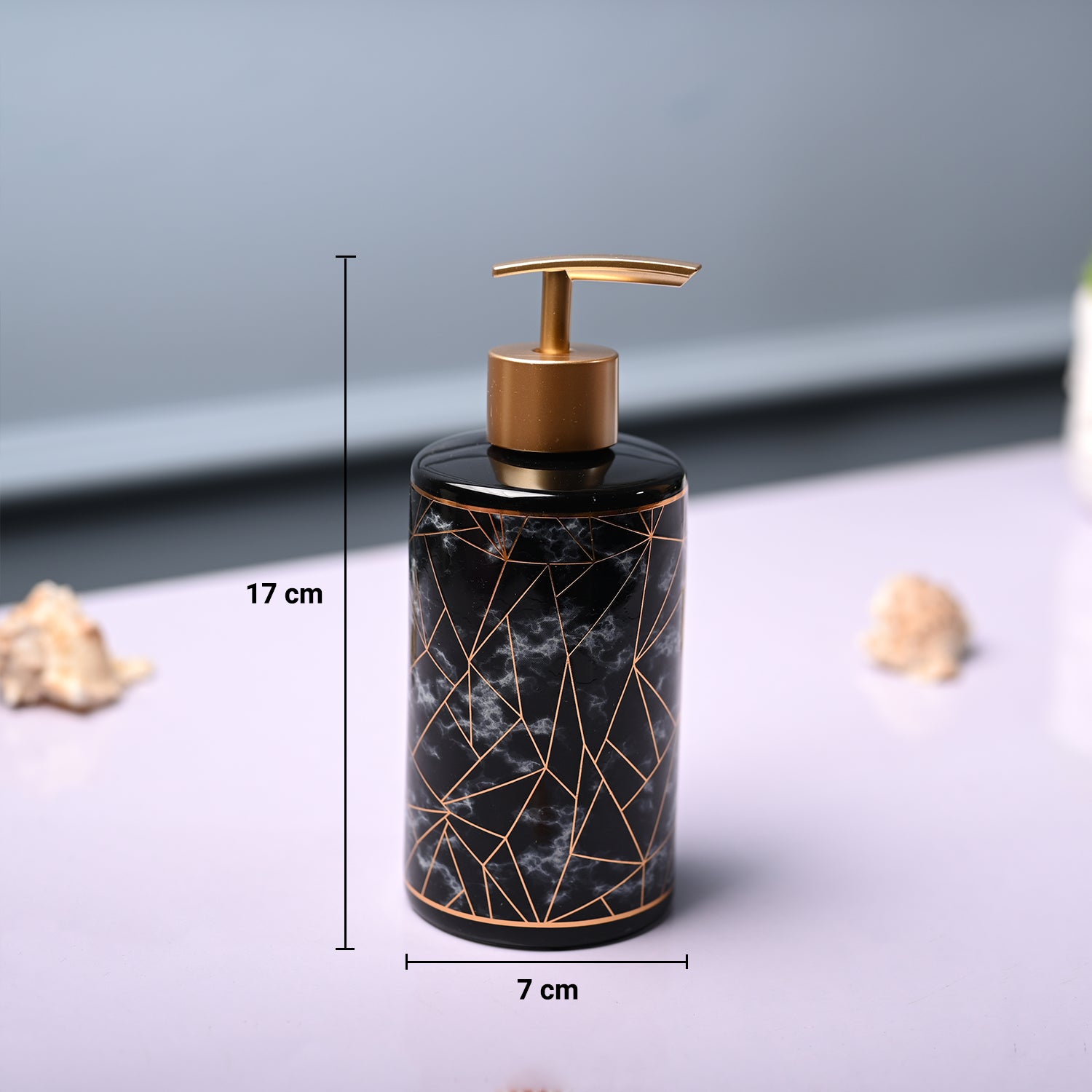 Ceramic Black Bathoom Set Of 4