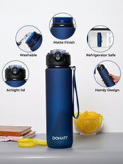 Donati Travel Bottle 1000ML - Blue Plastic Matte Finish - MARKET99