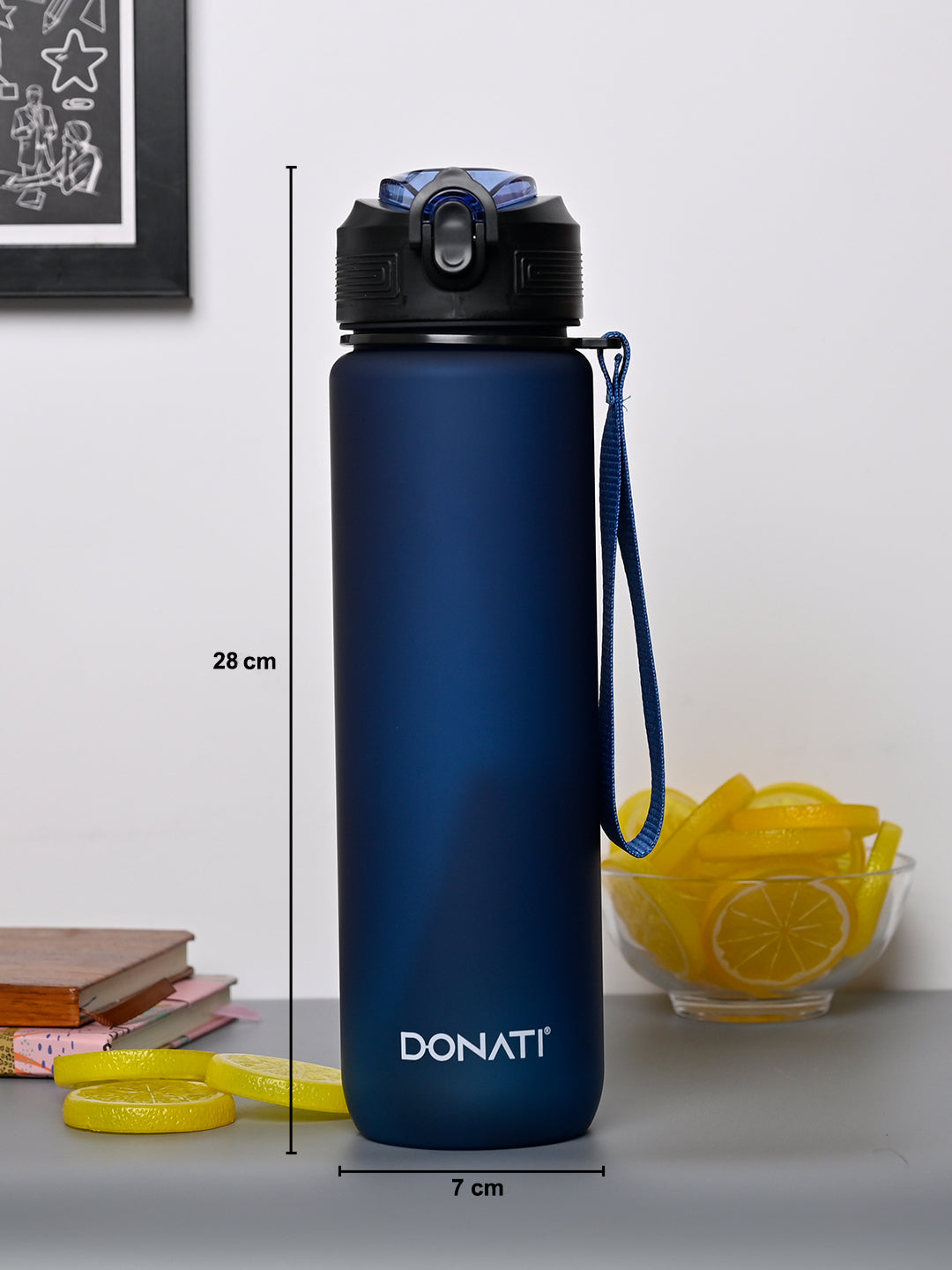 Donati Travel Bottle 1000ML - Blue Plastic Matte Finish - MARKET99