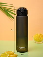 Donati Travel Bottle 1000ML - Black Plastic Matte Finish - MARKET99