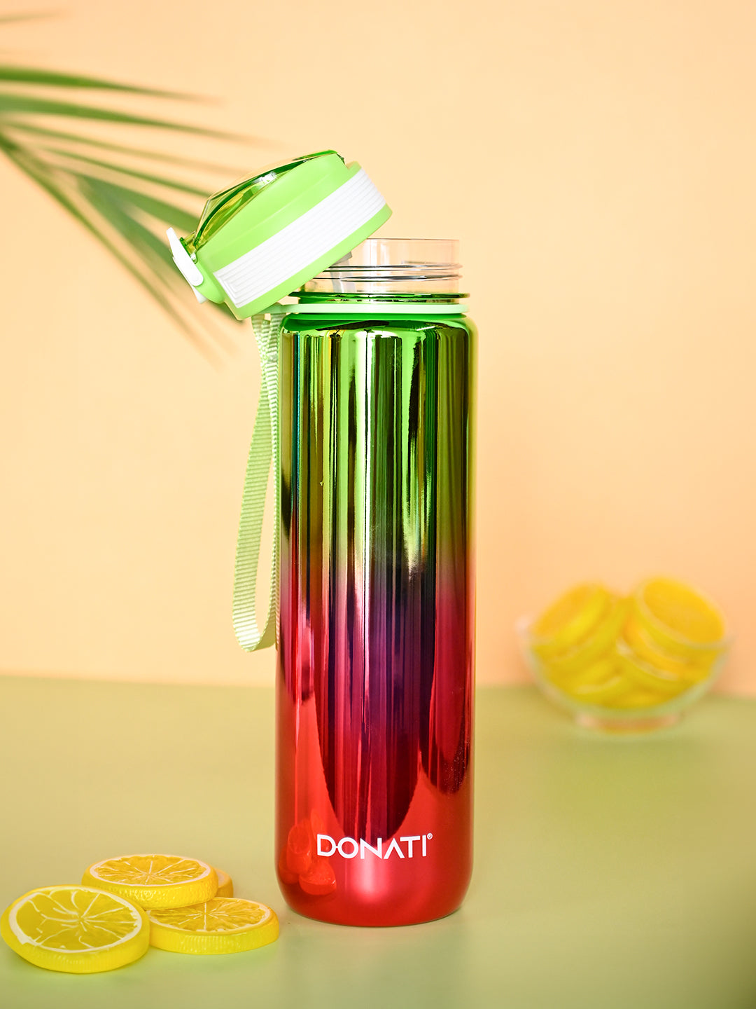 Donati Travel Bottle 1000ML - Pink & Neon Plastic Glossy Finish - MARKET99