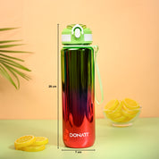 Donati Travel Bottle 1000ML - Pink & Neon Plastic Glossy Finish