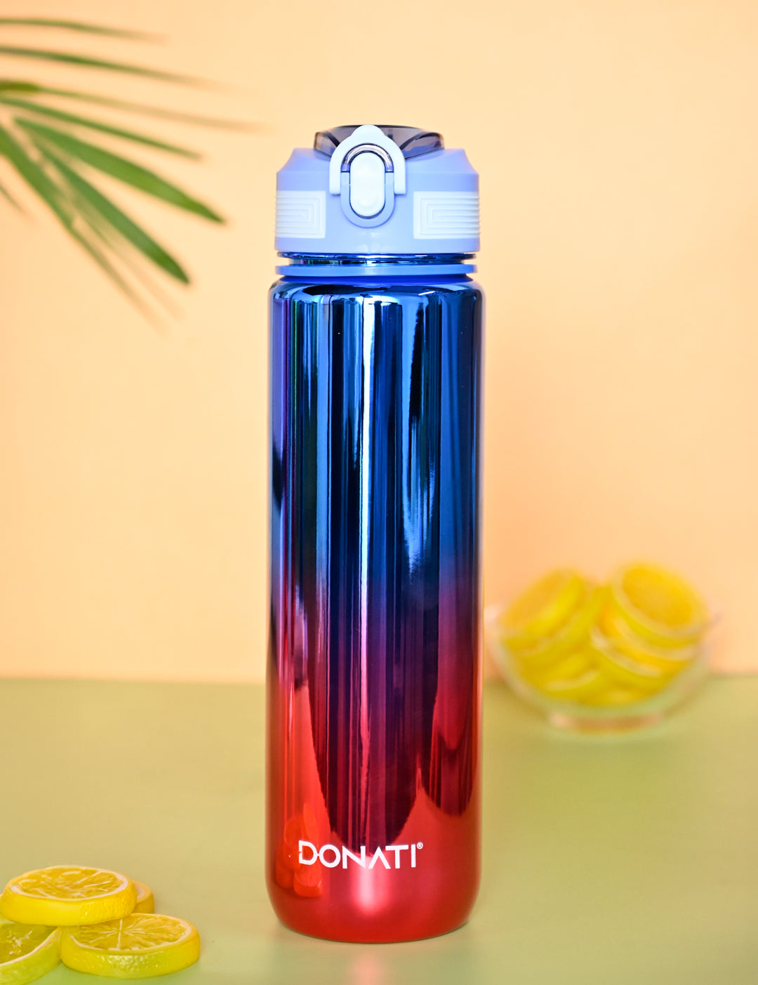 Donati Travel Bottle 1000ML - Pink & Blue Plastic Glossy Finish - MARKET99