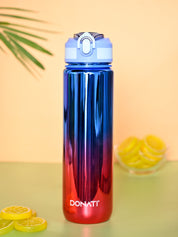 Donati Travel Bottle 1000ML - Pink & Blue Plastic Glossy Finish - MARKET99