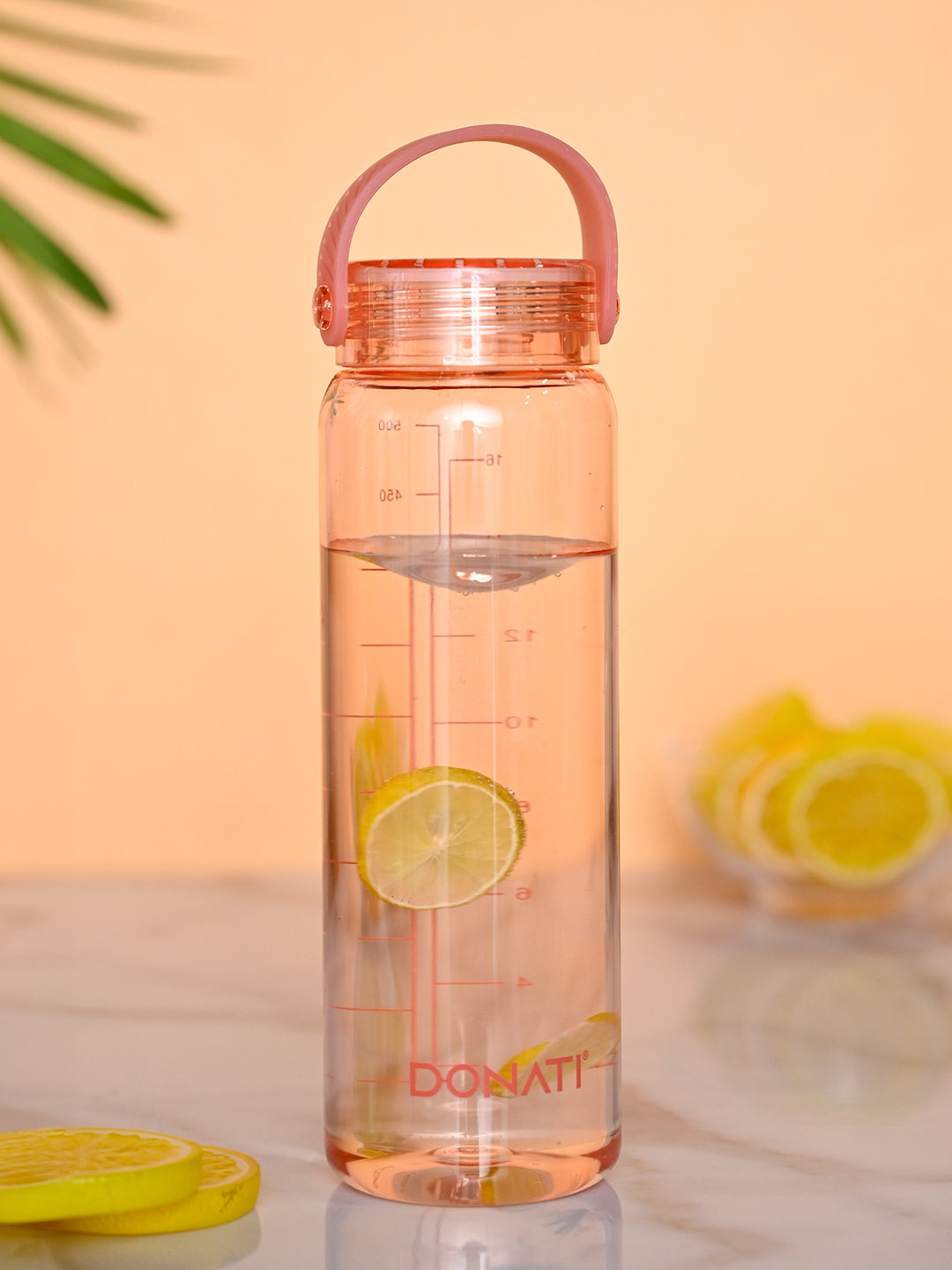 Donati Travel Bottle 530ML - Peach Plastic Glossy Finish - MARKET99