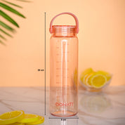 Donati Travel Bottle 530ML - Peach Plastic Glossy Finish