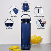 Donati Travel Bottle 530ML - Blue Plastic Glossy Finish
