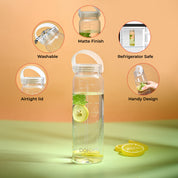 Donati Travel Bottle 530ML - White Plastic Glossy Finish